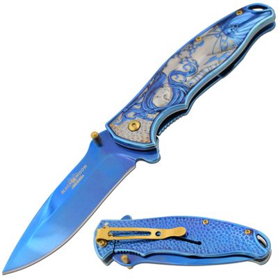 Snake Eye Tactical Assist Heavy-Duty Pocket Knife EDC Camping Knife
