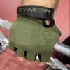 Military Green X-Large Weight Lifting Gloves Multipurpose Fingerless Gloves with Wrist Wraps Comfortable Heavy Duty Durable Materials for Men and Women view 2