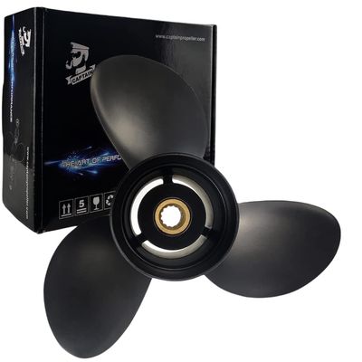 Boatman Boat Aluminum Propeller 13 1/2x15 fit BRP,Johnson Evinrude OMC Stern Drive 40-140 HP,13 Spline Tooth