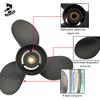 Boatman Boat Aluminum Propeller 13 1/2x15 fit BRP,Johnson Evinrude OMC Stern Drive 40-140 HP,13 Spline Tooth view 3