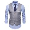 HOURVNEI Dress Vests For Men Slim Fits Mens Suit Vest Male Waistcoat Homme Casual Sleeveless Formal Business Vest view 1
