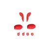 Glintbay Personalized Custom Engraved Nosepads and Earsocks Rubber Kit for Oakley Juliet - Red view 2