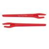 Glintbay Personalized Custom Engraved Earsocks for Oakley Radar EV Series Sunglasses - Red view 1