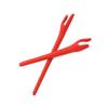 Glintbay Personalized Custom Engraved Earsocks for Oakley Radar EV Series Sunglasses - Red view 3