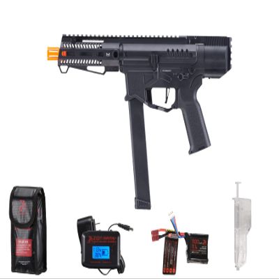 Lancer Tactical Zion Arms R&D Precision Licensed PW9 Airsoft Mod 0-All in One Package (Color Black)