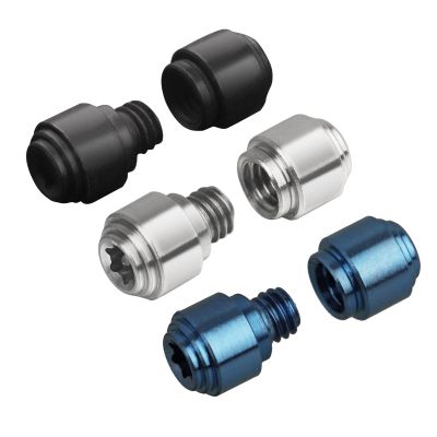 3 Packs Custom Thumb Studs, Replacement Titanium Thumbstuds for Benchmade 535 BUGOUT (Black, Sliver, Blue)