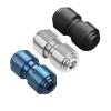 3 Packs Custom Thumb Studs, Replacement Titanium Thumbstuds for Benchmade 535 BUGOUT (Black, Sliver, Blue) view 2