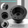 Drive-up Golf Cart Steering Wheel Adapter for Club Car DS Golf Cart-Black view 2