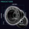 Drive-up Golf Cart Steering Wheel Adapter for Club Car DS Golf Cart-Black view 3