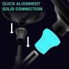 Drive-up Golf Cart Steering Wheel Adapter for Club Car DS Golf Cart-Black view 4