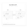 Boat EVA Faux Teak Decking Floor Compatible with Four Winns 274 Swim Platform view 2