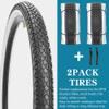 2 Pack Replacement Bike Tire Beach Cruiser 26" x 2.125" Inch Foldable White Side Wall Bicycle Tire view 2