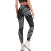 Wxkllsom Black Bandanas Leggings for Women High Waisted Butt Lifting Yoga Pants view 4