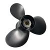 Boatman Boat Aluminum Propeller 9 1/4 x 10 fit Suzuki Outboard Engine DF8A 9.9A 15 20/DT9.9 15 HP,10 Spline Tooth, 9 1/4(Dia)x10Pit view 2