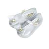 Auhoho Girls Summer Open Toe Jelly Sandals Cute Bowknot Beach Shoes 10 M US Toddler,Silver view 1