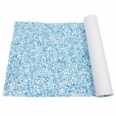 DNYSYSJ 94.5" 35.4" EVA Foam Boat Flooring Decking Sheet Faux Teak Marine Mat,Non-Slip Self-Adhesive Thick Mat 6mm for Marine Boat Yacht Swimming Pool (Blue White Camouflage)