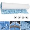 DNYSYSJ 94.5" 35.4" EVA Foam Boat Flooring Decking Sheet Faux Teak Marine Mat,Non-Slip Self-Adhesive Thick Mat 6mm for Marine Boat Yacht Swimming Pool (Blue White Camouflage) view 2