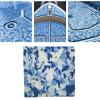 DNYSYSJ 94.5" 35.4" EVA Foam Boat Flooring Decking Sheet Faux Teak Marine Mat,Non-Slip Self-Adhesive Thick Mat 6mm for Marine Boat Yacht Swimming Pool (Blue White Camouflage) view 3