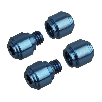 2 Packs Custom Thumb Studs, Replacement Titanium Thumbstuds for Benchmade 535 BUGOUT (Blue)
