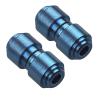 2 Packs Custom Thumb Studs, Replacement Titanium Thumbstuds for Benchmade 535 BUGOUT (Blue) view 2
