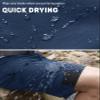 TACVASEN Golf Shorts Men Waterproof Quick Dry Outdoor Cargo Hiking 10" Inseam Stretch Casual Summer Royal Blue Shorts with Zipper Pockets view 3