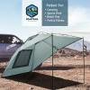 Coastrail Outdoor Car Canopy Sun Shade with Side-Wall, SUV Awning Car Rear Tent Portable Camping Shelter for Tent Campers, Sun Shelter Attach to Truck Van RV Jeep,Grey,Extra Large view 4