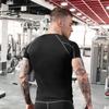 3 Pack Men's Compression Shirts Short Sleeve Workout T-Shirt Cool Dry Undershirts Baselayer Sport Cool Shirt Running Tops view 3