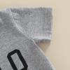 Muasaaluxi Newborn Baby Boys Outfits Summer Short Sleeve T-Shirt Bro Tops Jogger Shorts 3 6 12 18 Months Clothes Set view 3