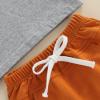 Muasaaluxi Newborn Baby Boys Outfits Summer Short Sleeve T-Shirt Bro Tops Jogger Shorts 3 6 12 18 Months Clothes Set view 4