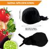 FERCAISH Japanese Chef Hat - Unisex Adjustable, Dirt-Resistant Kitchen Chef Hat for Cooking Service (Black) view 2