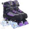 Kids Roller Skates for Girls, Purple Adjustable Rollerskates with Light Up Wheels for Teens Youth Ages 6-12 10 11 12, Beginners Outdoor Sports Toys, Best Birthday Gift for Girls Kids view 1