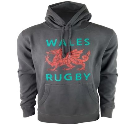 Wales Rugby Midweight Hoodie (X-Large)