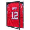 Grintus Jersey Frame Display Case Jersey Display Case Jersey Shadow Box with Uv Protection Acrylic and Hanger for Baseball Basketball Football Soccer Hockey Sport Shirt and Uniform,Black Finish view 1