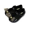 Auhoho Girls Summer Open Toe Jelly Sandals Cute Bowknot Beach Shoes 7 M US Toddler,Black view 1