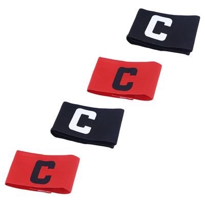 4pcs Captain Armband Captain Band Basketball Accessory Wear-Resistant Basketball Band Soccer Supply
