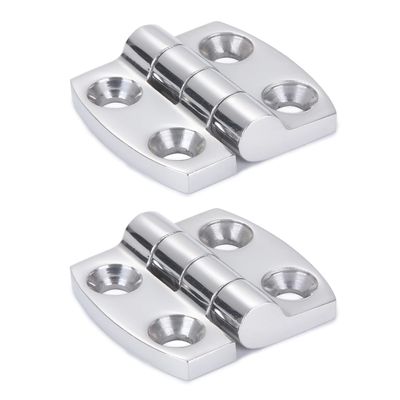 Atibin Deck Door Stainless Hinge Boat Cabinet Removable Marine Hinge Steel Mirror Polished Boat Hinge Hatch SUS316 1.59 inch x 1.51 inch 2pcs