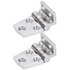 Atibin Hardware Deck Marine Hinge Boat Mirror Stainless Steel Hinge Marine Heavy Polished Hatch Boat Hinges Offset SUS316 2.12 inch x 1.51 inch 2pcs view 1