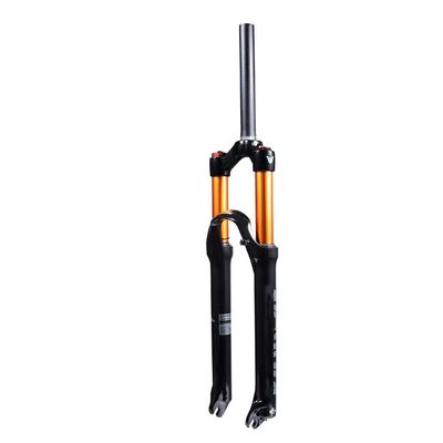 Jejy 26/27.5/29 Inch MTB Magnesium Alloy Air Fork, Remote Lockout/Manual Lockout Shock Absorber Bicycle Front Fork (Color : Straight Manual Lockout, Size : 29)