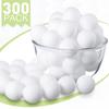 Lewtemi 300 Pack 2.4g 40 mm Table Tennis Balls Bouncy Party Decoration Entertainment Plastic Table Tennis Balls for Games Arts Sports Activities(White) view 2