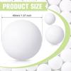 Lewtemi 300 Pack 2.4g 40 mm Table Tennis Balls Bouncy Party Decoration Entertainment Plastic Table Tennis Balls for Games Arts Sports Activities(White) view 3