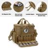 DSLEAF Tactical Gun Range Bag with 3 Pistol Cases, Gun Duffle Range Bag with 12X Magazine Slots and Extra Pockets for Shooting and Hunting view 2