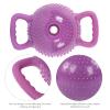 Kettlebells, Water Filled Kettlebells Double Ear Handle Slimming Training Equipment Weight Adjustable Sports Tool (Purple) view 3