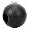 Alvinlite Dumbbell Adapter Balls, 2PCS Silicone Barbell Grips Round Thick Adapter Balls Barbell Grip Hand Wrap Ball (Black) view 2