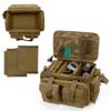 DSLEAF Tactical Pistol Range Bag with 4 Pistol Cases, Padded Gun Duffle Range Bag with 16X Magazine Slots and Extra Pockets for Ammo and Essentials (Patent Design) view 2