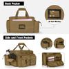 DSLEAF Tactical Pistol Range Bag with 4 Pistol Cases, Padded Gun Duffle Range Bag with 16X Magazine Slots and Extra Pockets for Ammo and Essentials (Patent Design) view 4