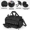 DSLEAF Tactical Pistol Range Bag with 4 Pistol Cases, Padded Gun Duffle Range Bag with 16X Magazine Slots and Extra Pockets for Ammo and Essentials (Patent Design) view 4