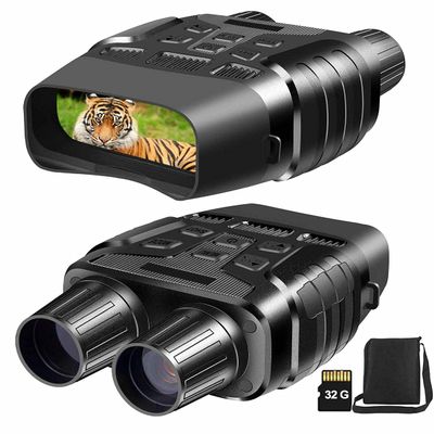 Night Vision Goggles Night Vision BinocularsDigital Infrared Binoculars Night Vision and Day Binoculars with 32 GB Memory Card for Spotting, Hunting, Surveillance