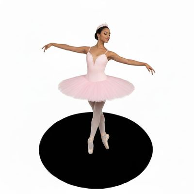 Artan Balance Portable Dance Floor 33.5'' Round - Non-Slip Vinyl Marley, Smooth Surface for Ballet, Jazz, and Tap - Ideal for Home, Studio & Outdoor Use