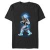 Marvel Big & Tall Avenger Hulk Men's Tops Short Sleeve Tee Shirt, Black, Large view 1