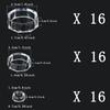 (48PCS) Octagons Baseball Display Stand,Spheres Holder,Clear Baseball Ring,Sphere Stand,Round Display Stand for Golf Ball,Baseball, Softball, Tennis Ball, Spheres, Marbles (Small, Medium, Large) view 2